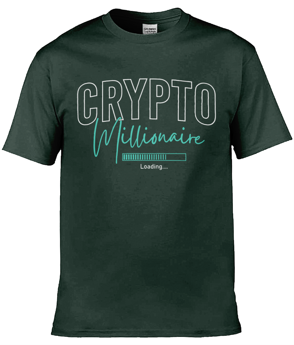 Crypto Millionaire T-shirt, Unisex T-shirt