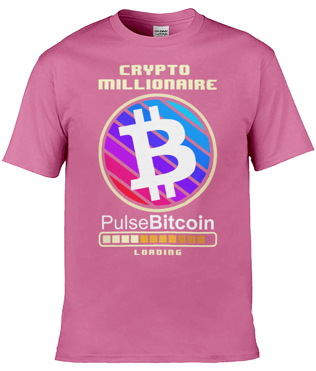 Crypto Millionaire T-shirt, PulseBitcoin Unisex T-shirt