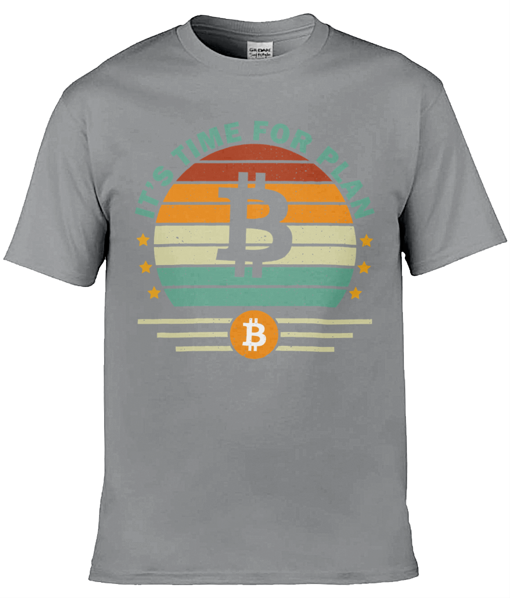 Time For Plan B Bitcoin T-shirt, Unisex T-shirt