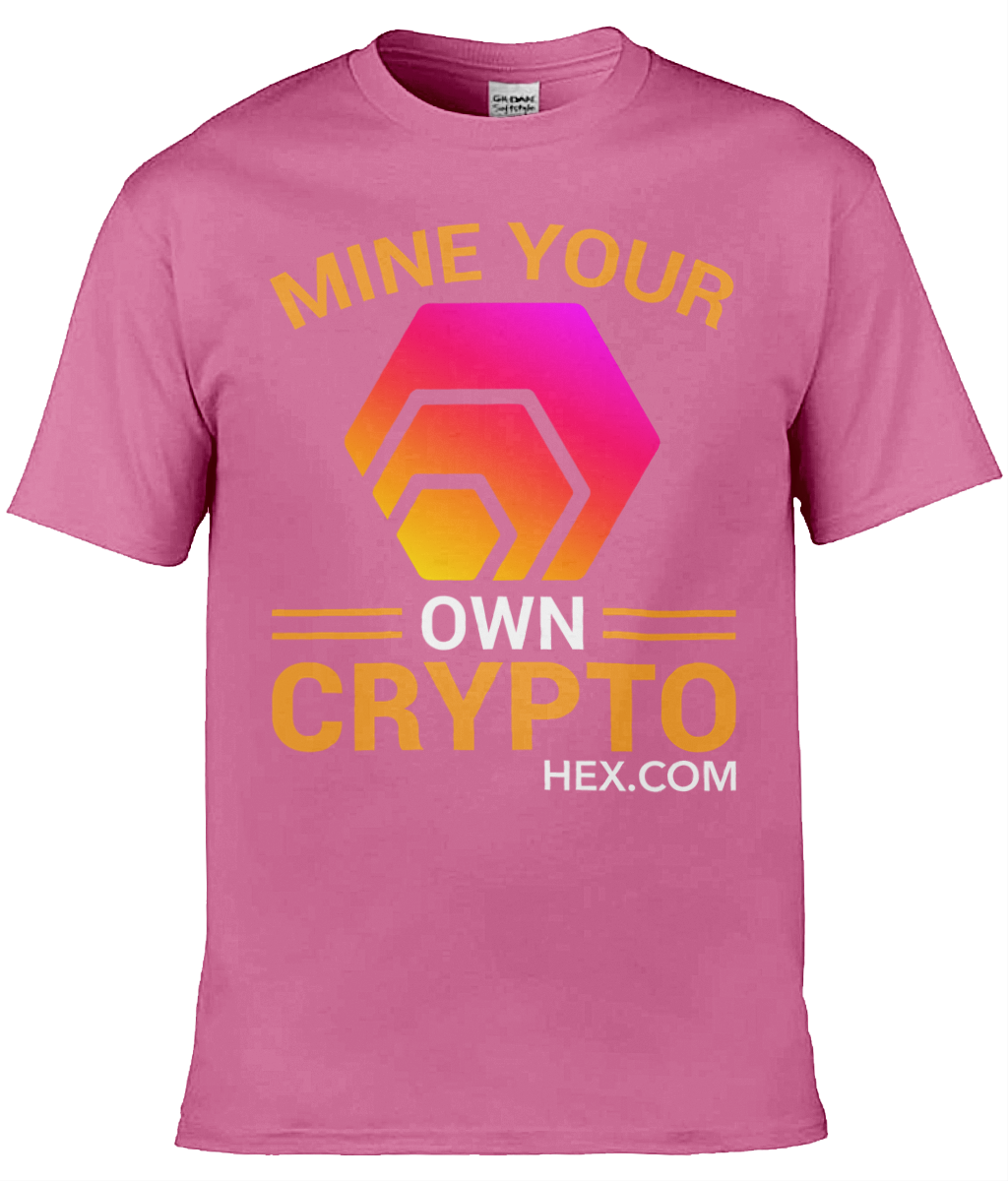 Mine Your Own Crypto T-shirt, HEX Unisex T-shirt