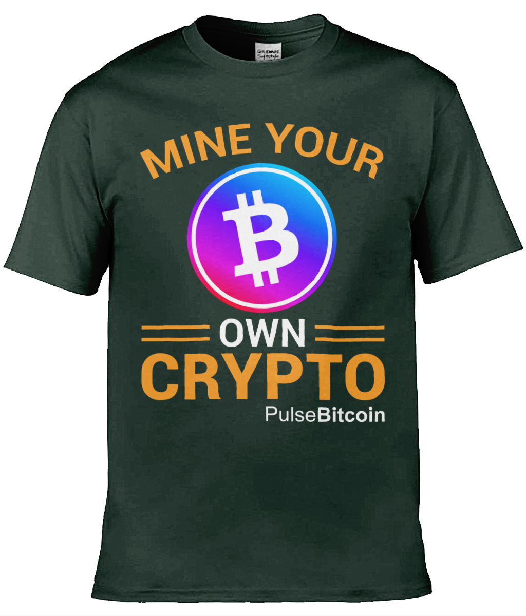 Mine Your Own Crypto T-shirt, PulseBitcoin Unisex T-shirt