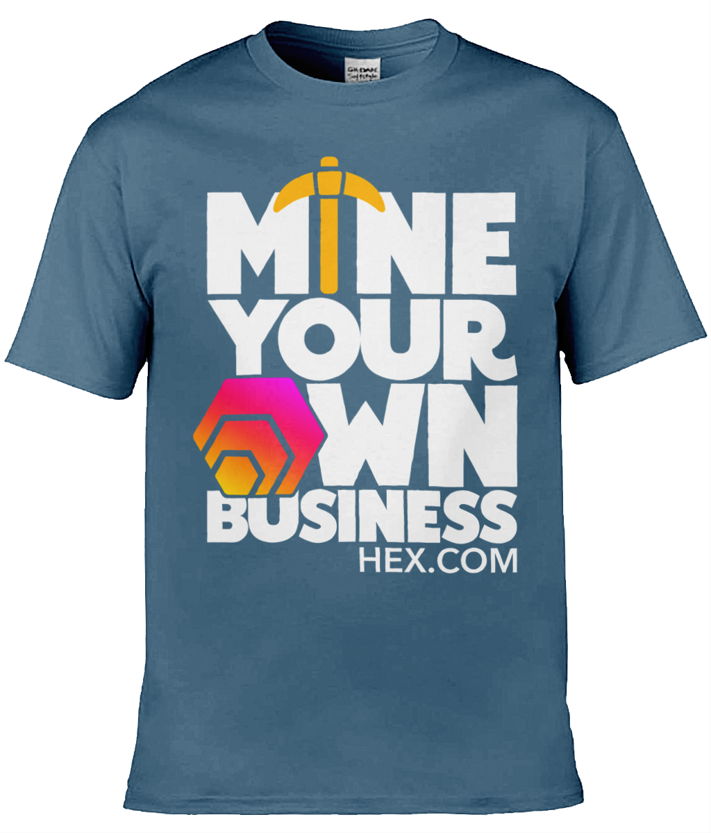 Mine Your Own Business T-shirt, HEX Unisex T-shirt