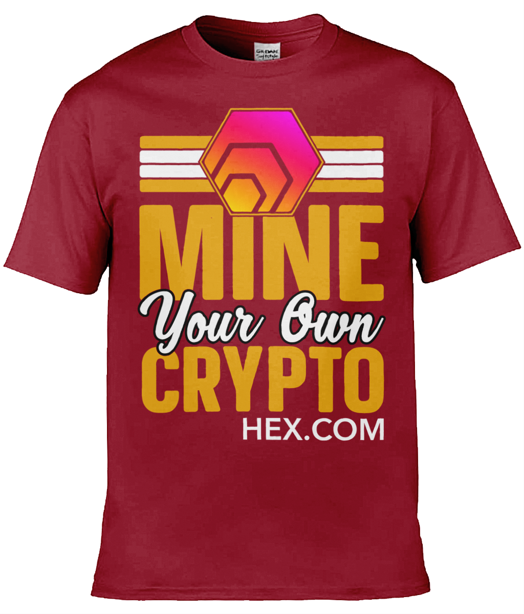 Mine Your Own Crypto T-shirt, HEX Unisex T-shirt