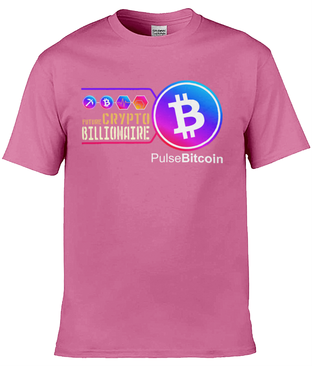 Crypto Billionaire T-shirt, PulseBitcoin Unisex T-shirt