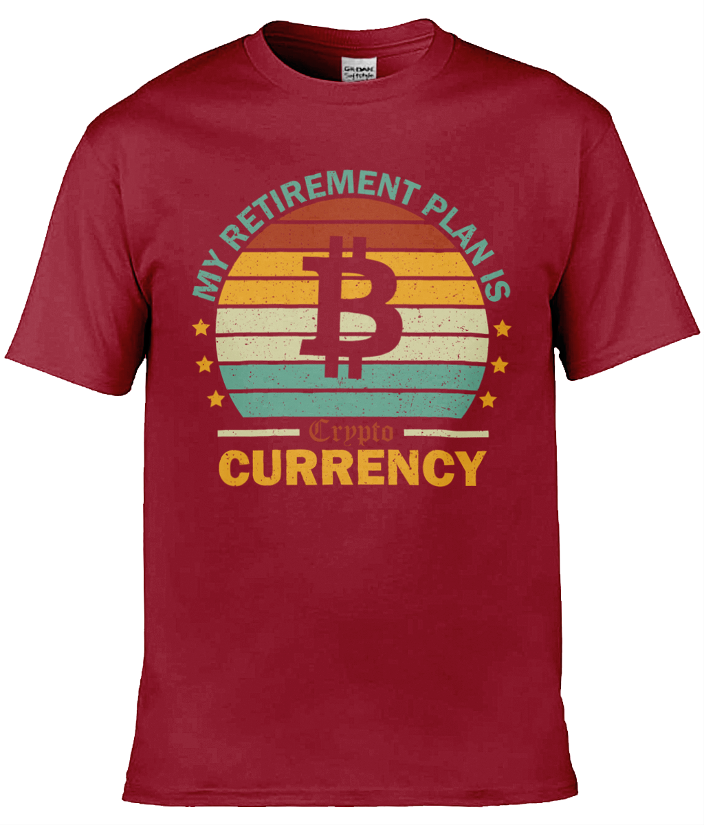 My Retirement Plan Bitcoin T-shirt, Unisex T-shirt