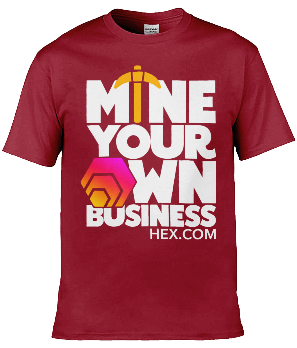 Mine Your Own Business T-shirt, HEX Unisex T-shirt