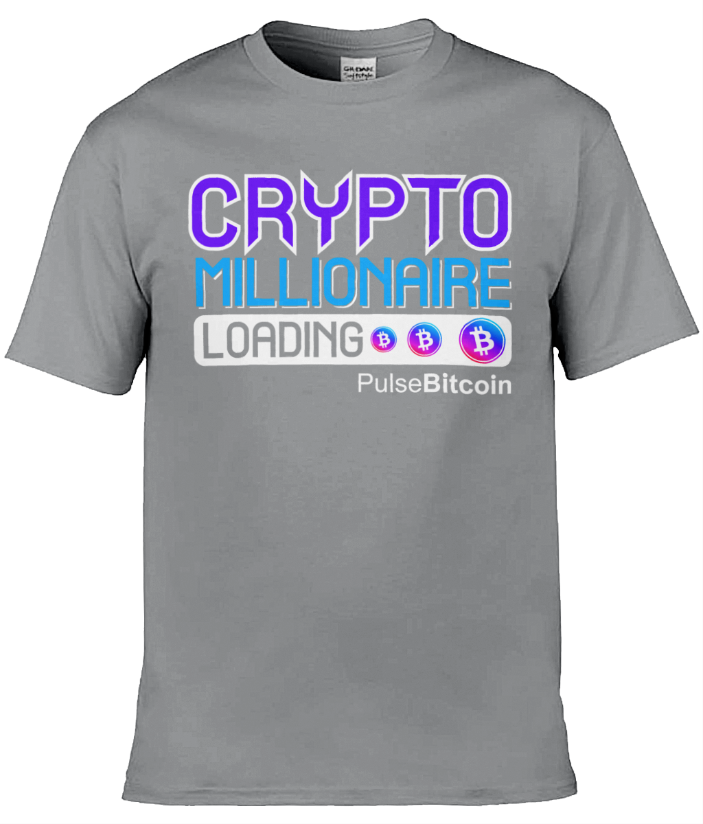 Crypto Millionaire T-shirt, PulseBitcoin Unisex T-shirt