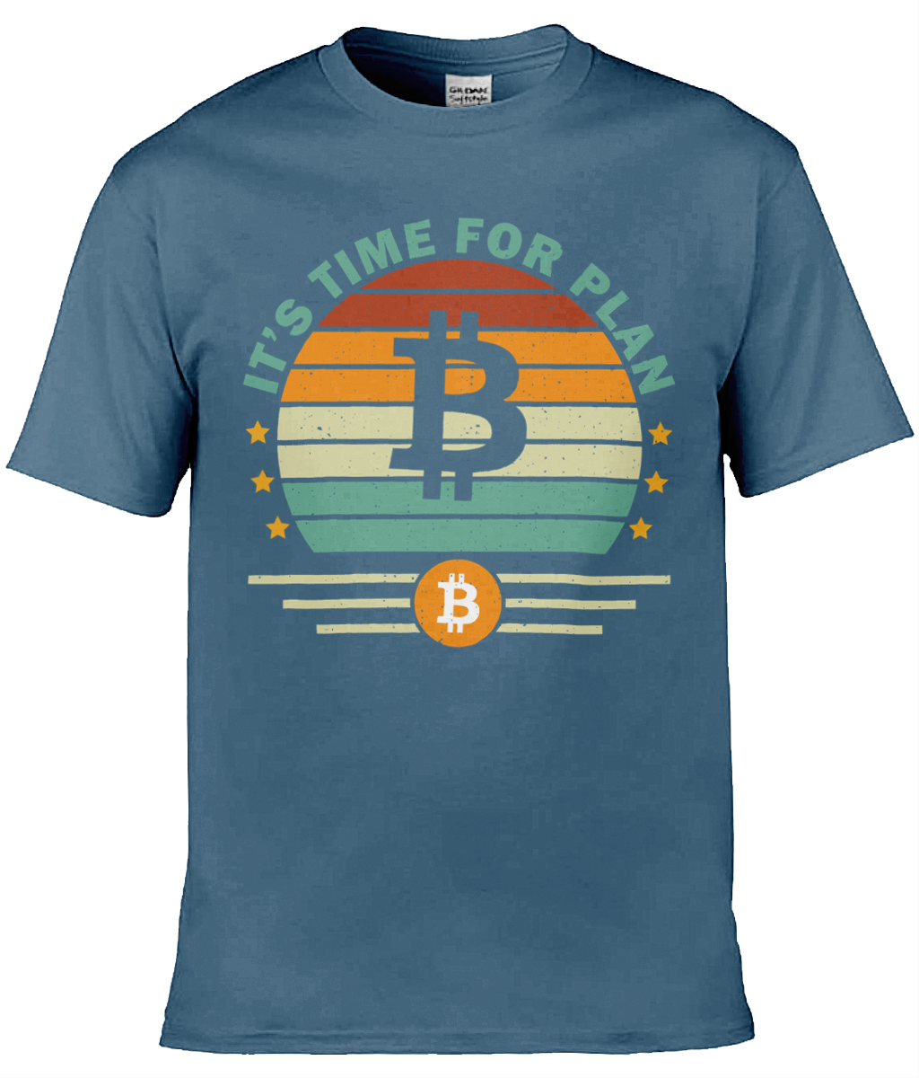 Time For Plan B Bitcoin T-shirt, Unisex T-shirt