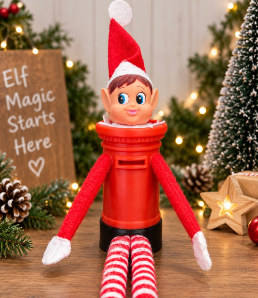 Holiday Elf Postbox Prop, 3D Printed Christmas Elf Igloo Accessory,