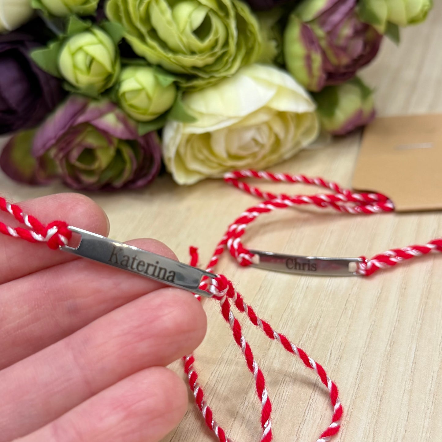 Personalised Martenitsa, Мартеница, Martenica bracelet, Martisor