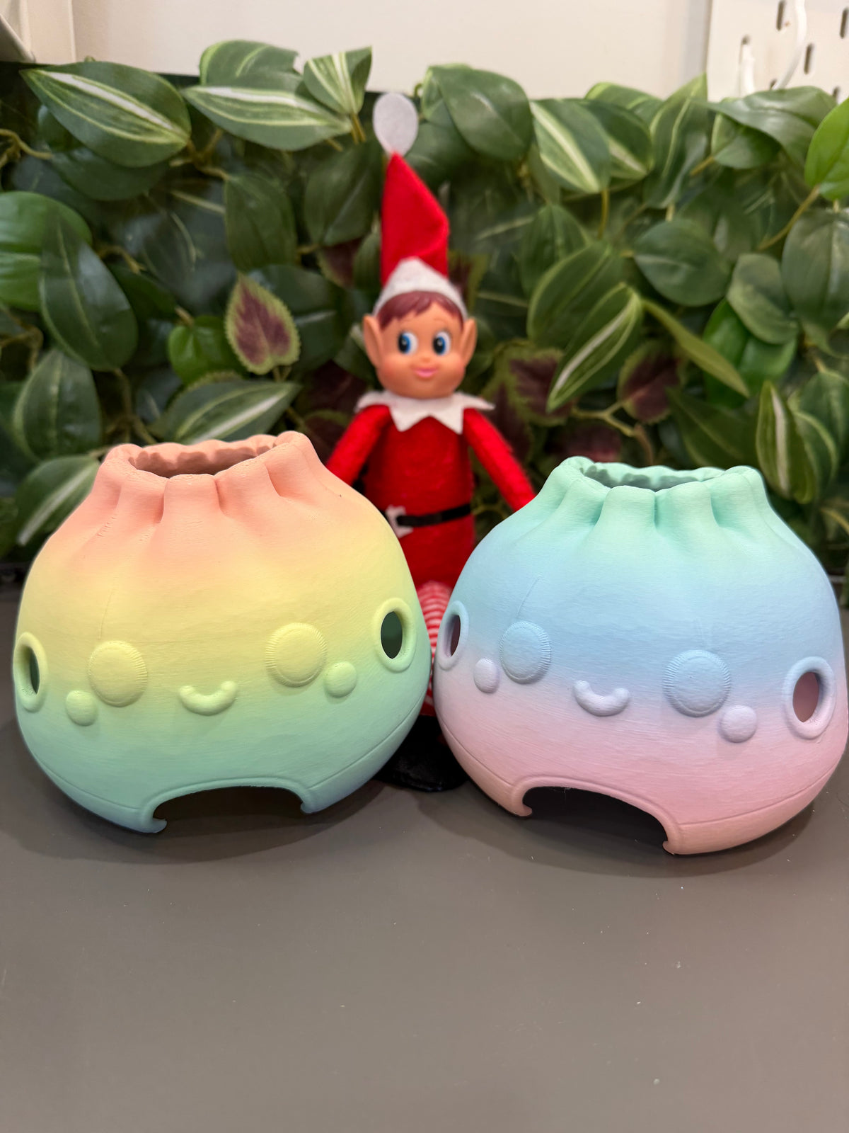 Holiday Elf Dumpling Prop, 3D Printed Christmas Elf Igloo Accessory