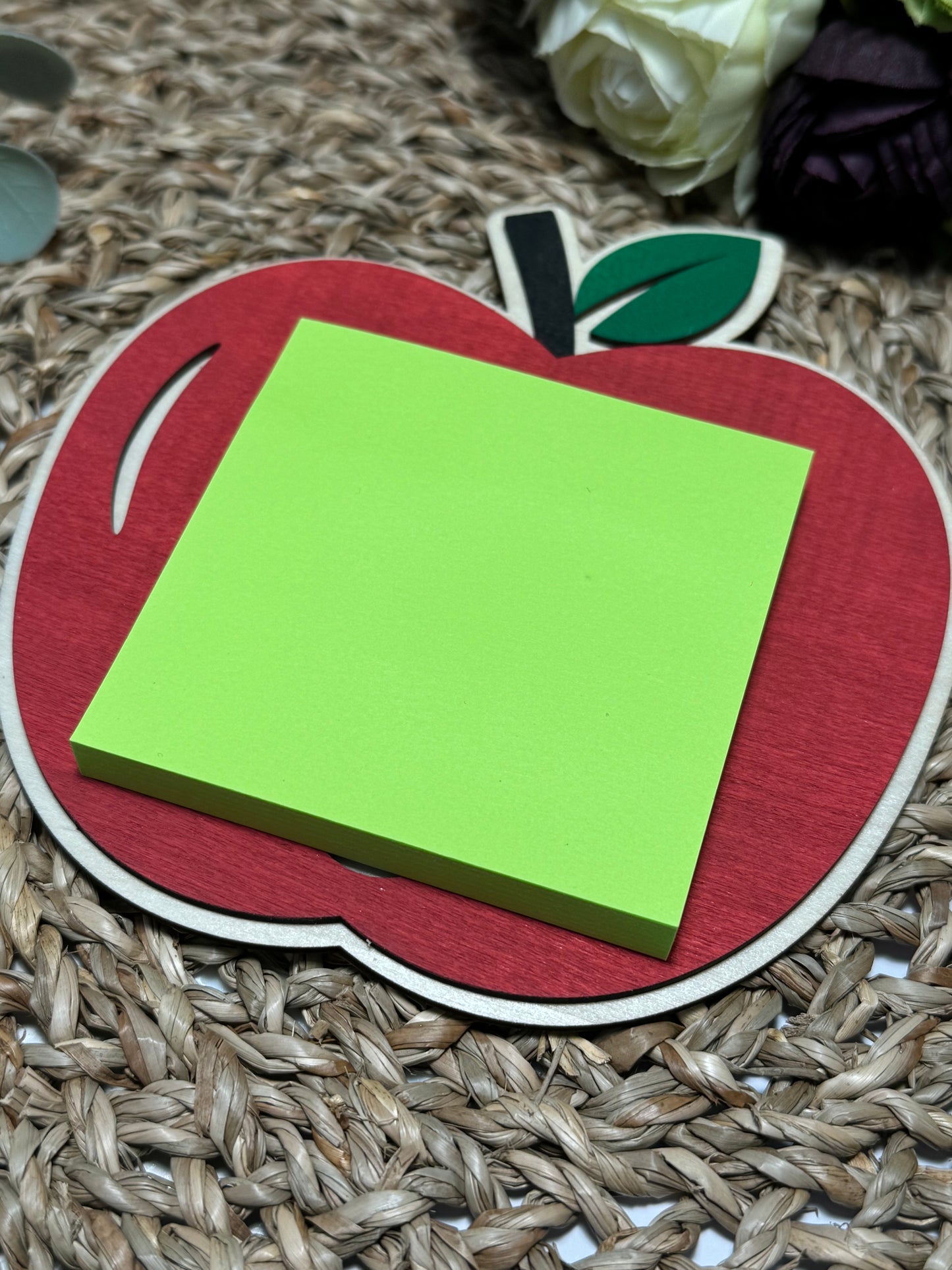 Personalised Wooden Sticky Note Holder