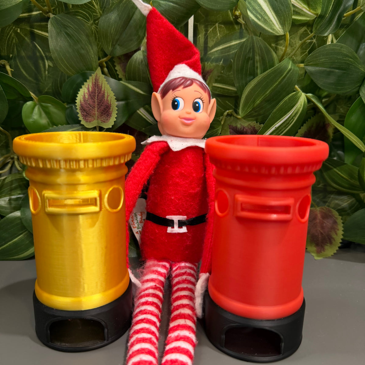 Holiday Elf Postbox Prop, 3D Printed Christmas Elf Igloo Accessory,