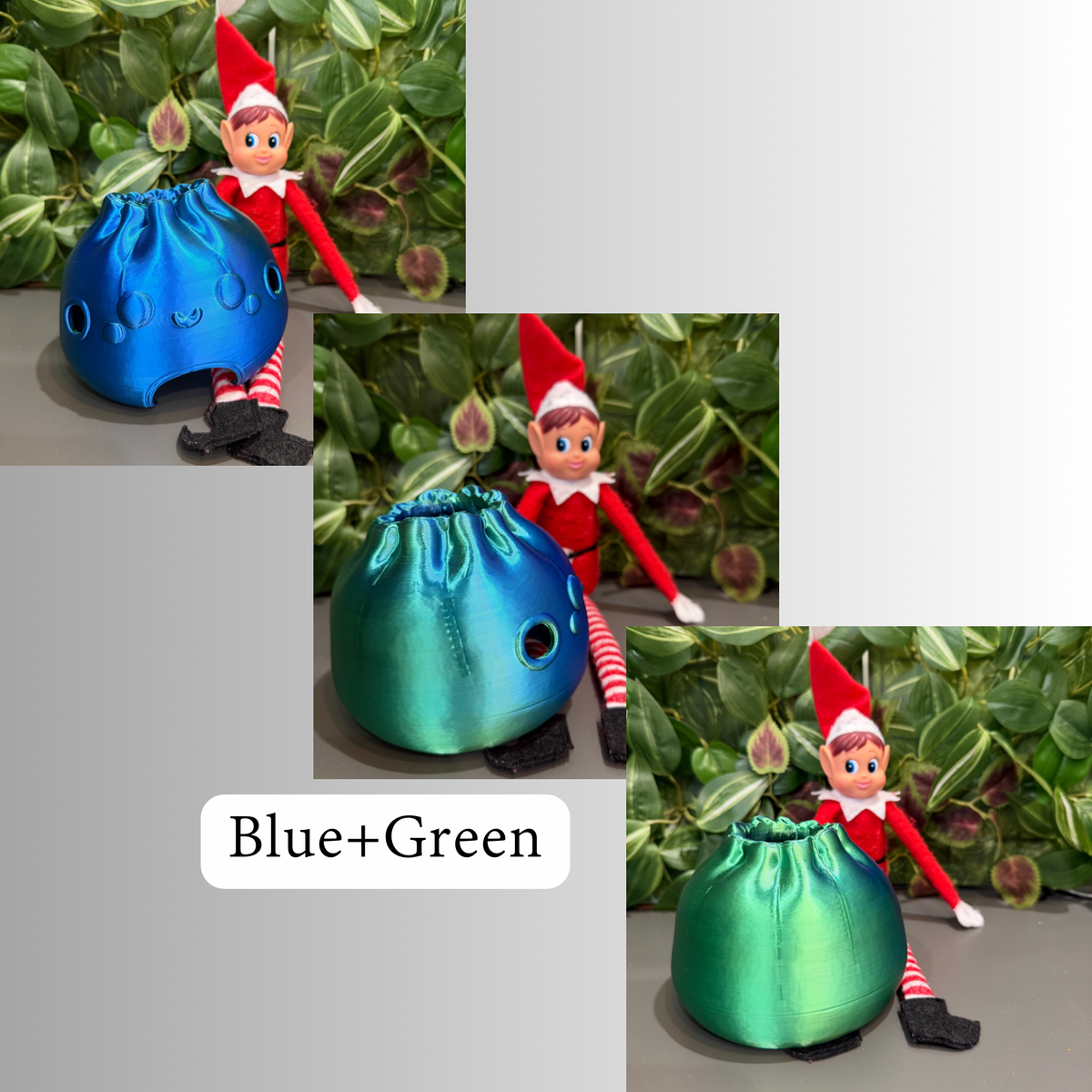 Holiday Elf Dumpling Prop, 3D Printed Christmas Elf Igloo Accessory