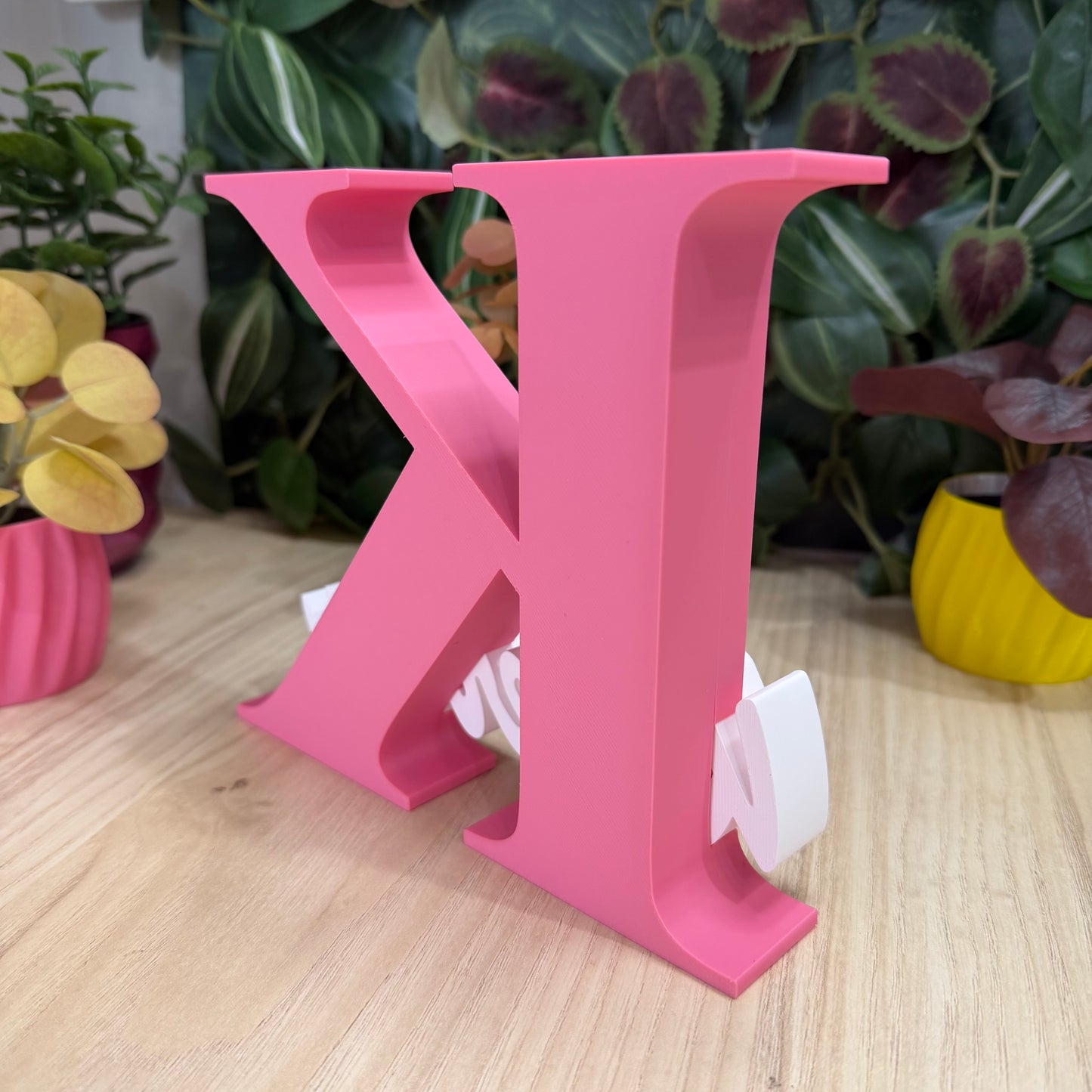 Personalised Name Letter Sign, 3D Printed Custom Initial, Nursery Decor