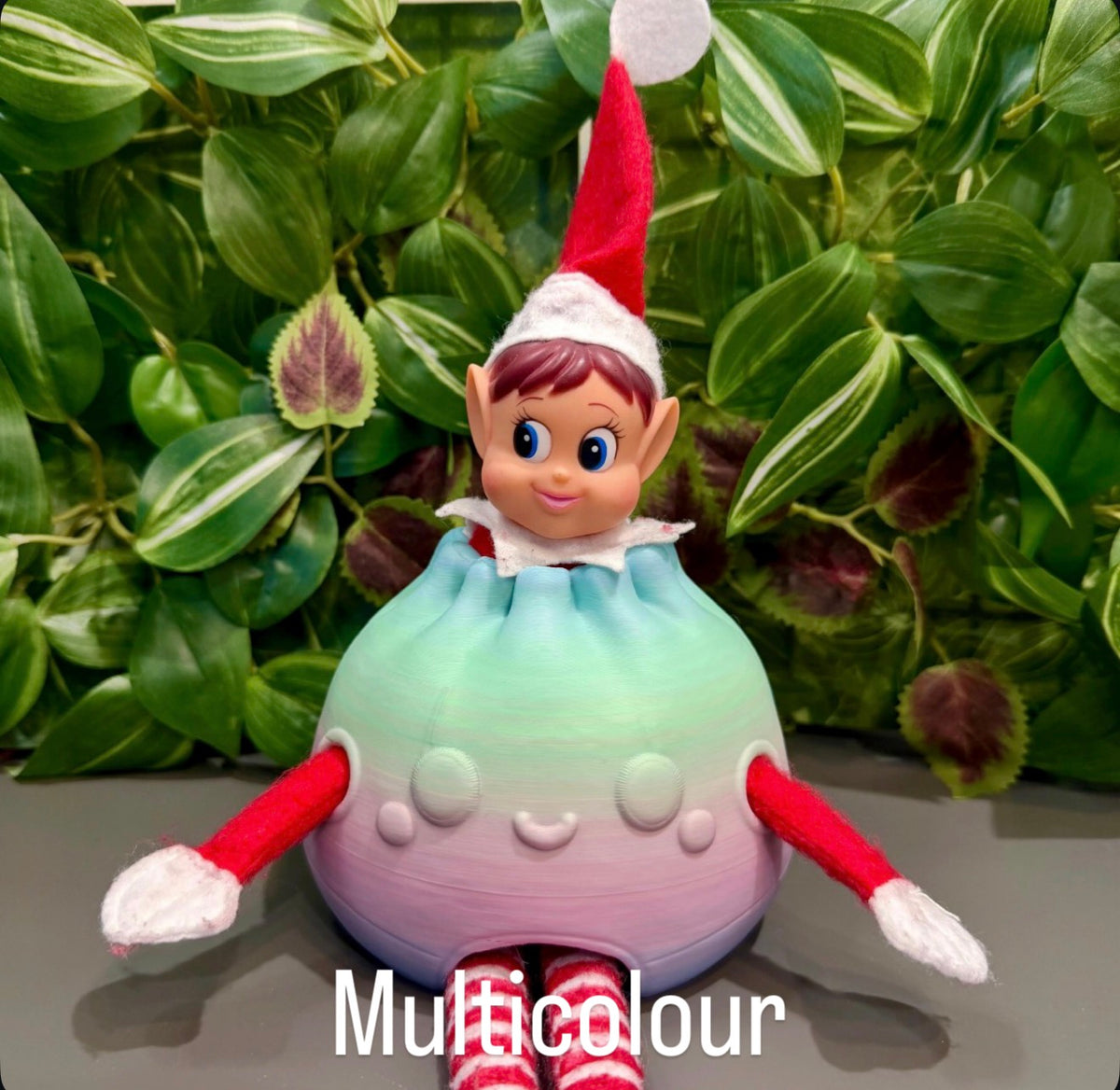 Holiday Elf Dumpling Prop, 3D Printed Christmas Elf Igloo Accessory