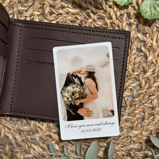 Personalised Photo Wallet Insert Card