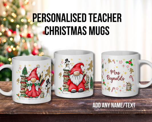 Teacher Christmas Mug, Gonk, Gonkette