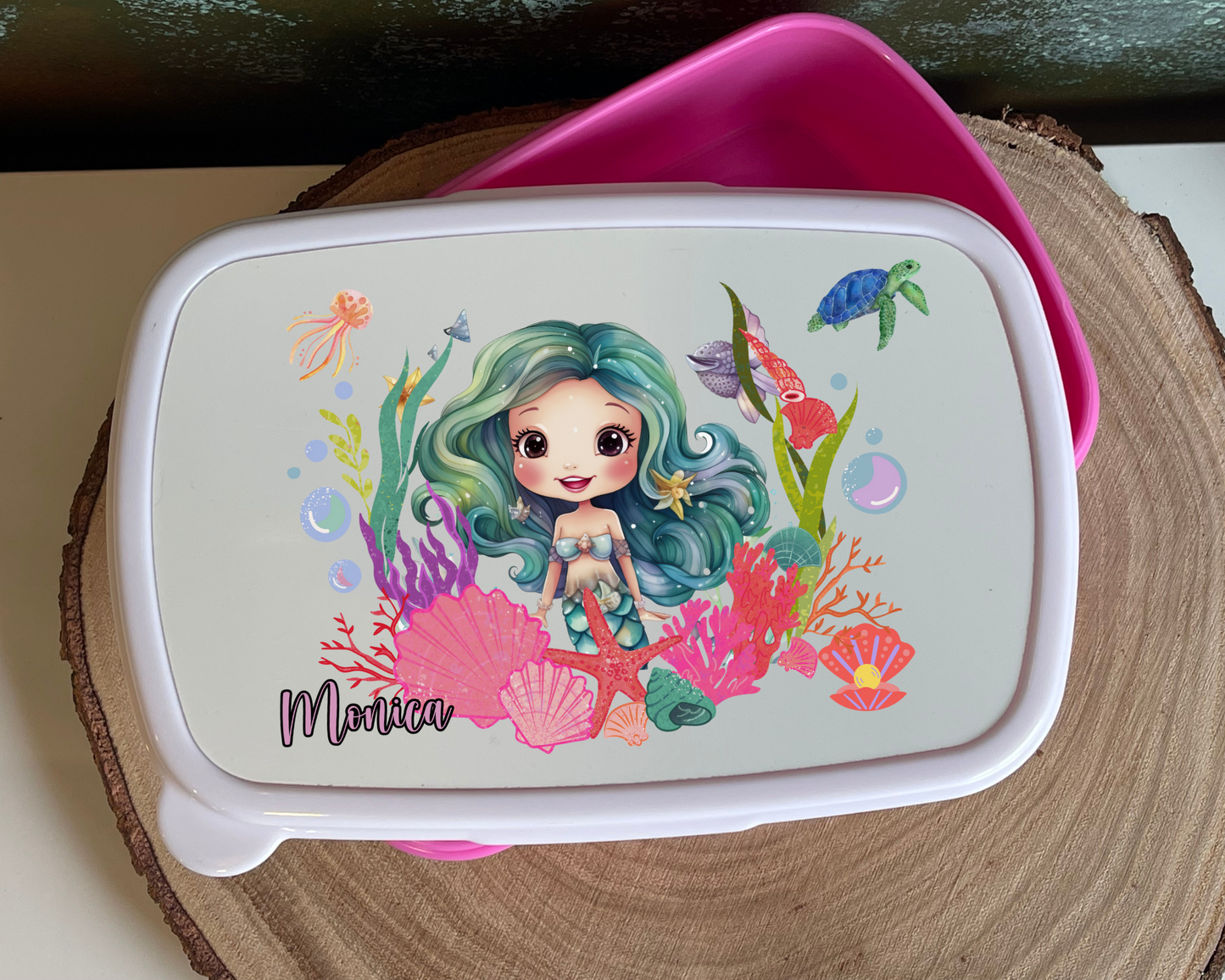 Personalised Lunch Box Mermaid