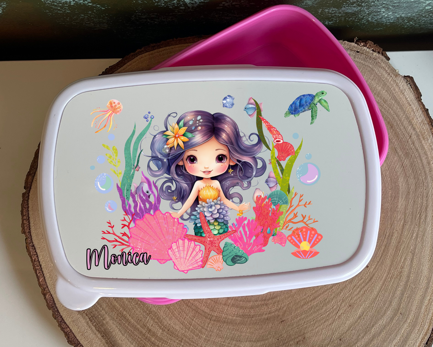 Personalised Lunch Box Mermaid