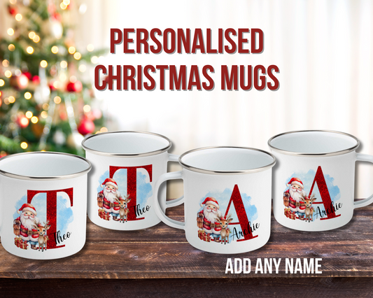 Personalised Kids Christmas Mug