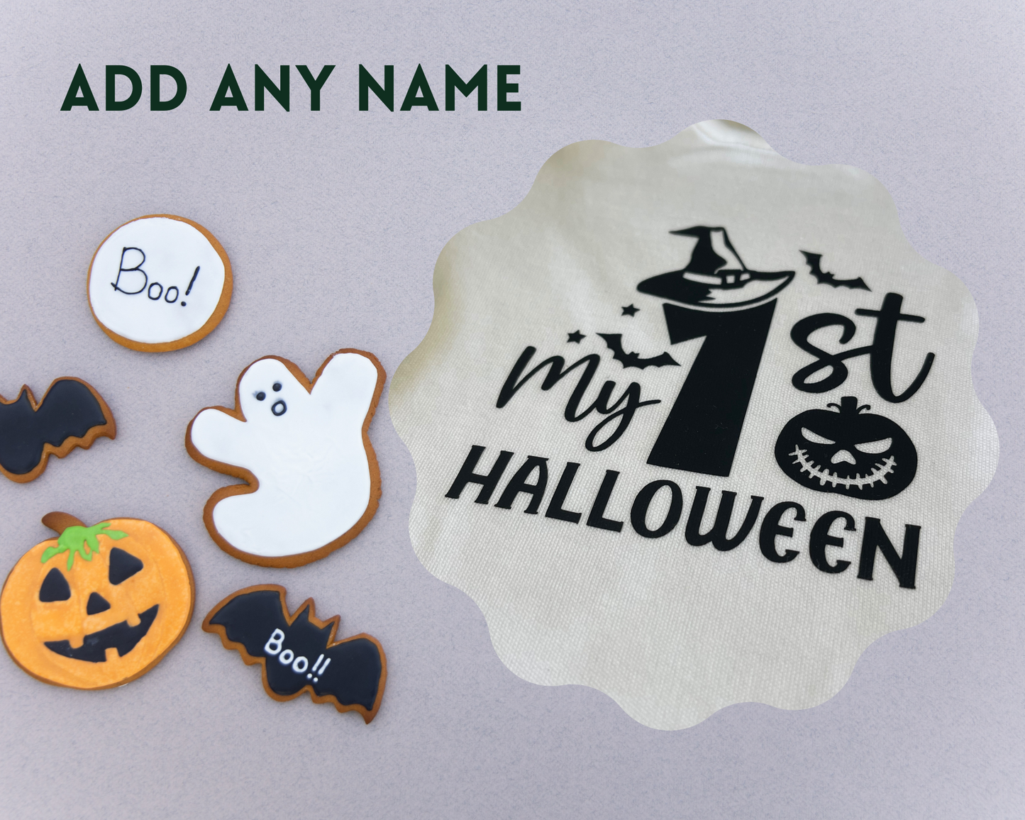 Personalised First Halloween Day Bodysuit
