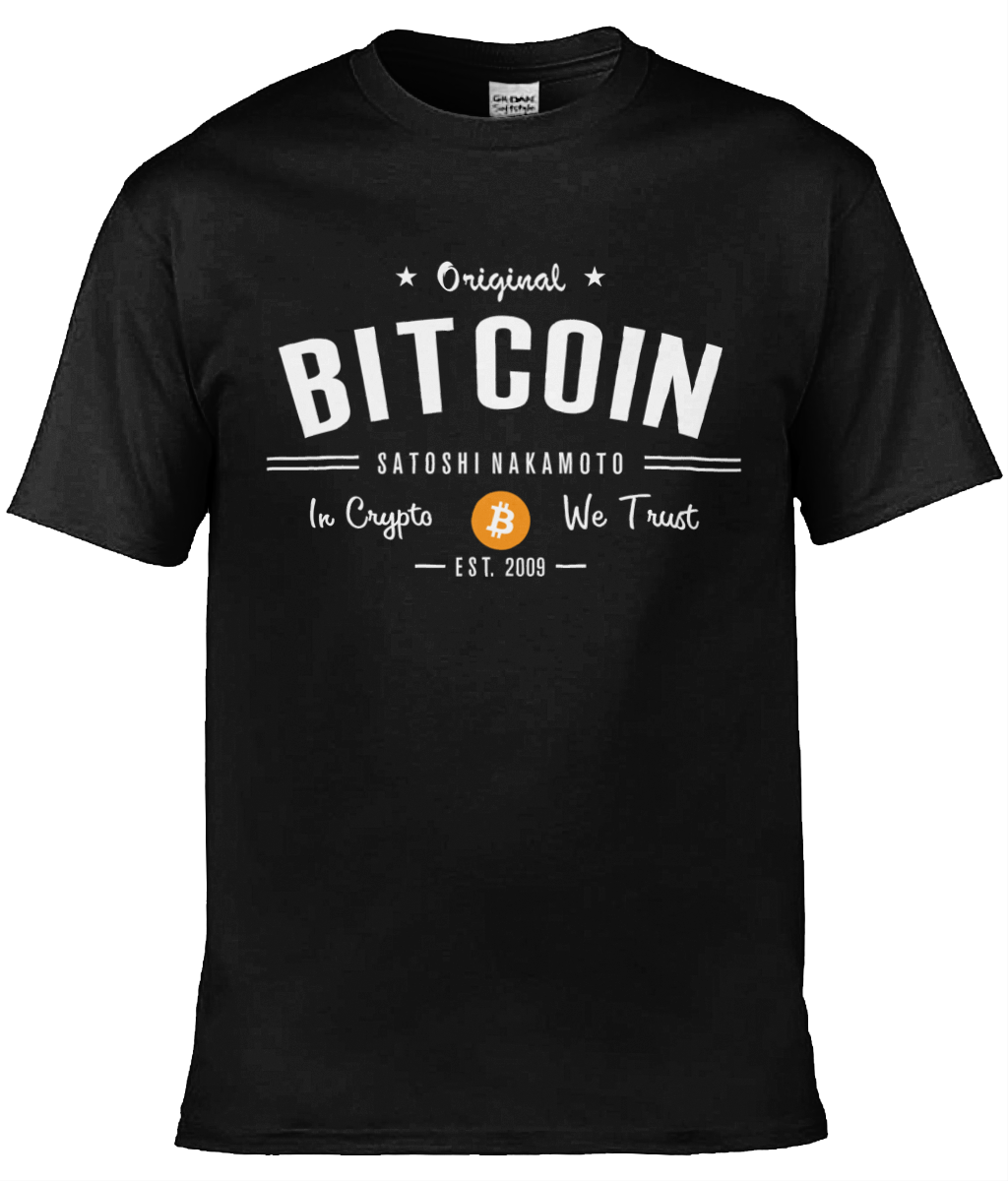 Original Bitcoin T-shirt, Unisex T-shirt – Made By VP