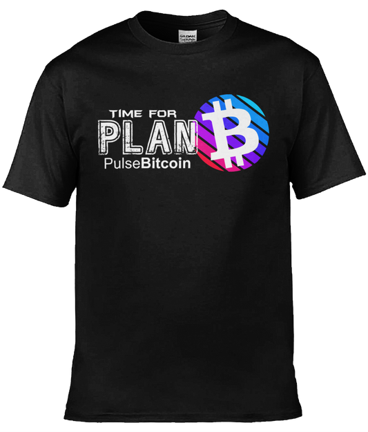 Time For Plan B T-shirt, PulseBitcoin Unisex T-shirt