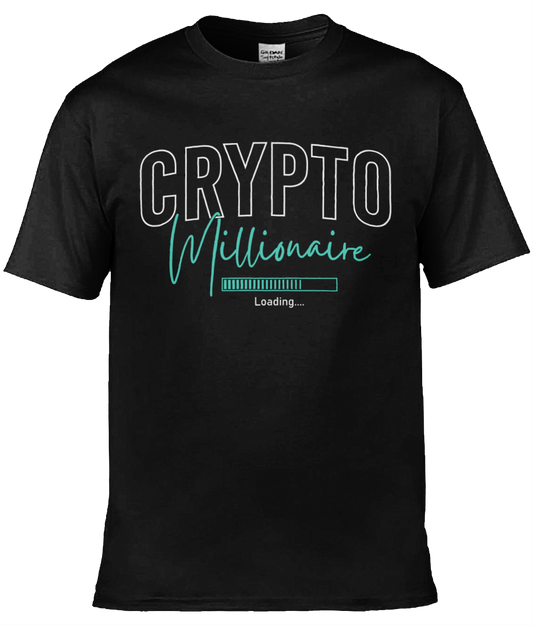 Crypto Millionaire T-shirt, Unisex T-shirt