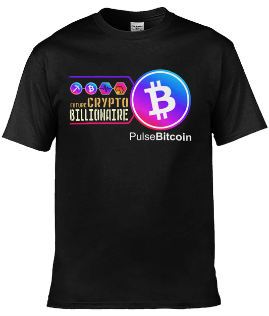 Crypto Billionaire T-shirt, PulseBitcoin Unisex T-shirt