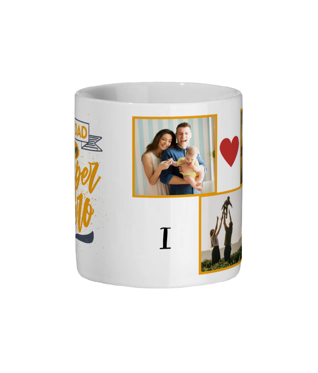 Personalised Dad's Mug With Pictures