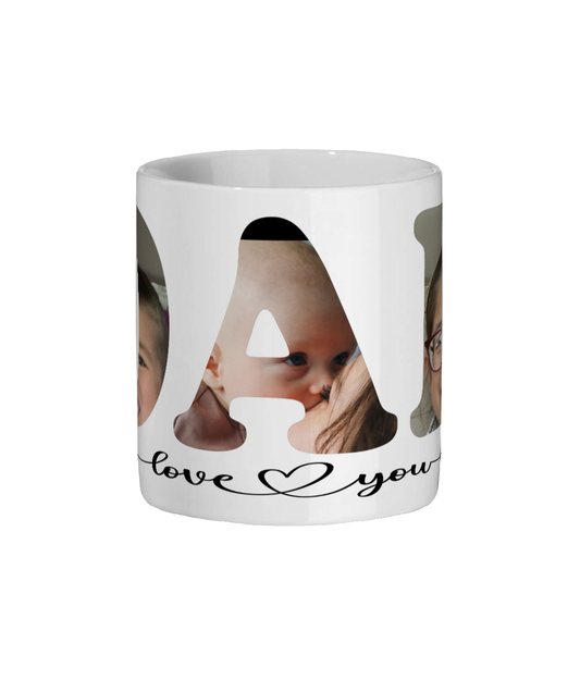 Personalised Dad Mug With Pictures