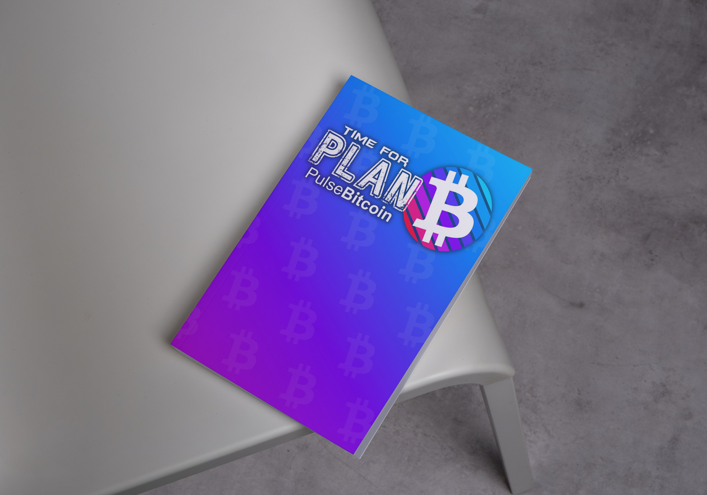 Crypto Pulsebitcoin Notebook and Weekly Planner, Time For Plan B Journal