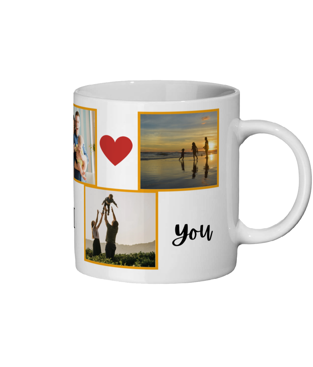 Personalised Dad's Mug With Pictures