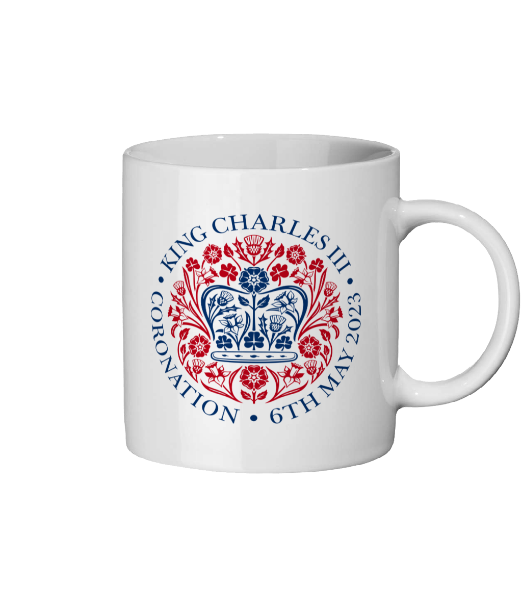King Charles III Coronation Mug, The Official Emblem