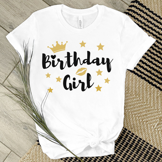 Birthday Girl T-shirt, Ladies t-shirt