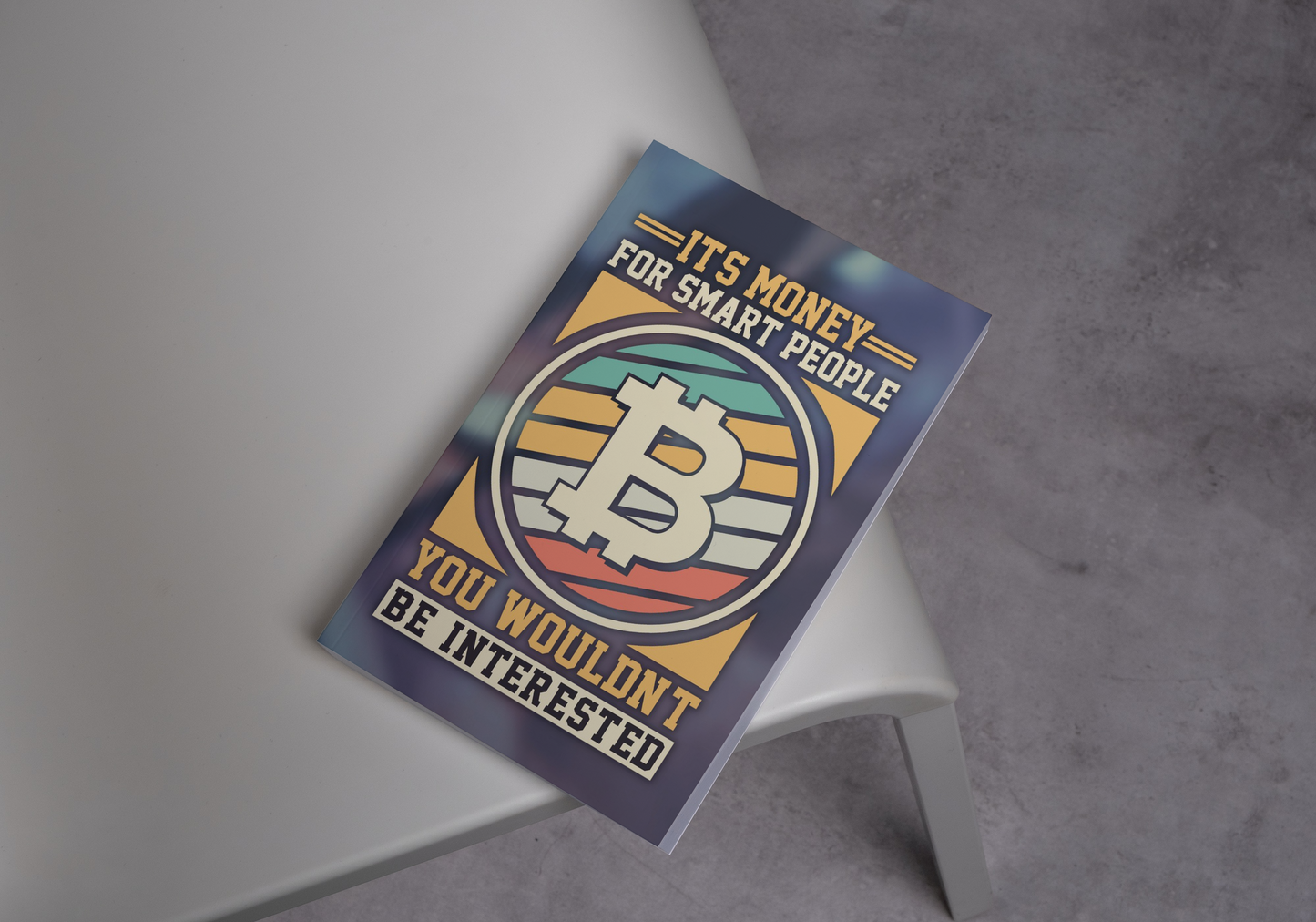 Bitcoin Notebook and Weekly Planner, Money For Smart People Journal
