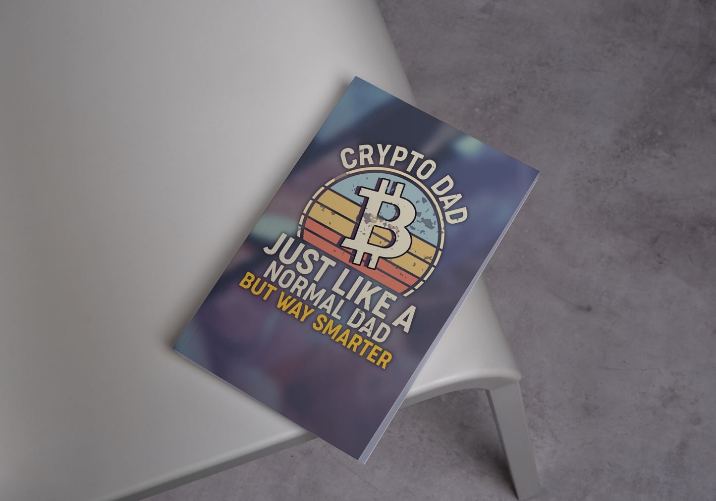 Crypto Bitcoin Notebook and Weekly Planner, Crypto Dad Journal