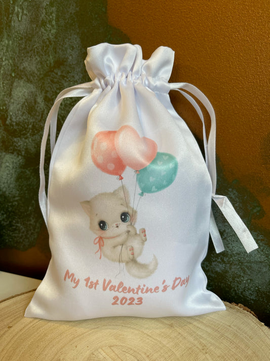 Personalised My First Valentine's Day Bag
