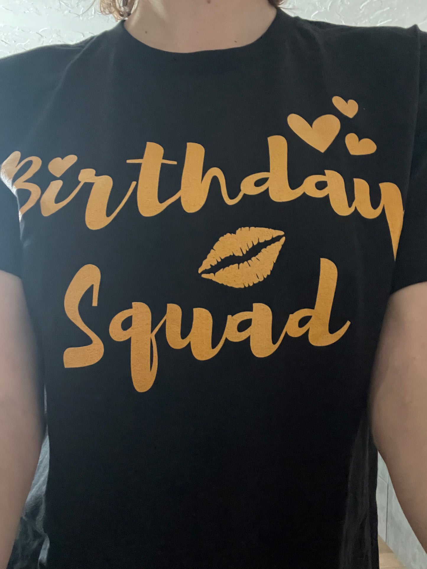 Birthday Squad T-shirt, Ladies t-shirt