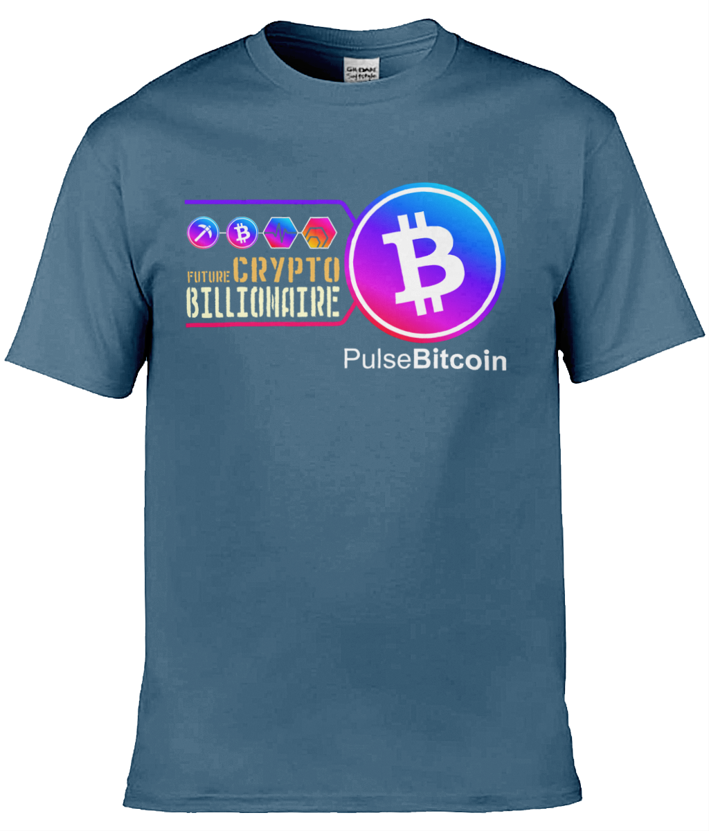 Crypto Billionaire T-shirt, PulseBitcoin Unisex T-shirt