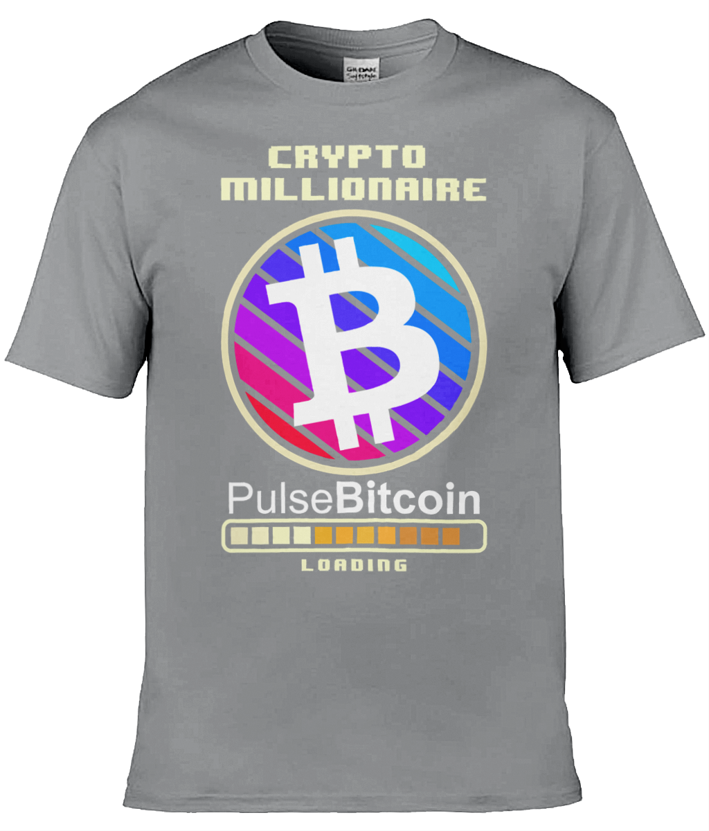 Crypto Millionaire T-shirt, PulseBitcoin Unisex T-shirt