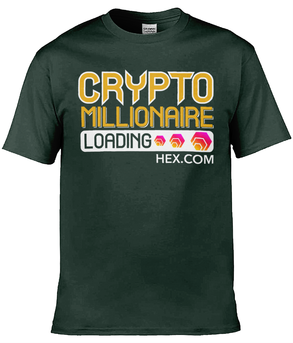 Crypto Millionaire T-shirt, HEX Unisex T-shirt