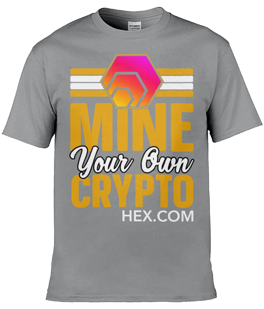 Mine Your Own Crypto T-shirt, HEX Unisex T-shirt