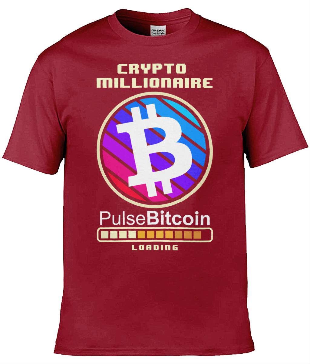 Crypto Millionaire T-shirt, PulseBitcoin Unisex T-shirt