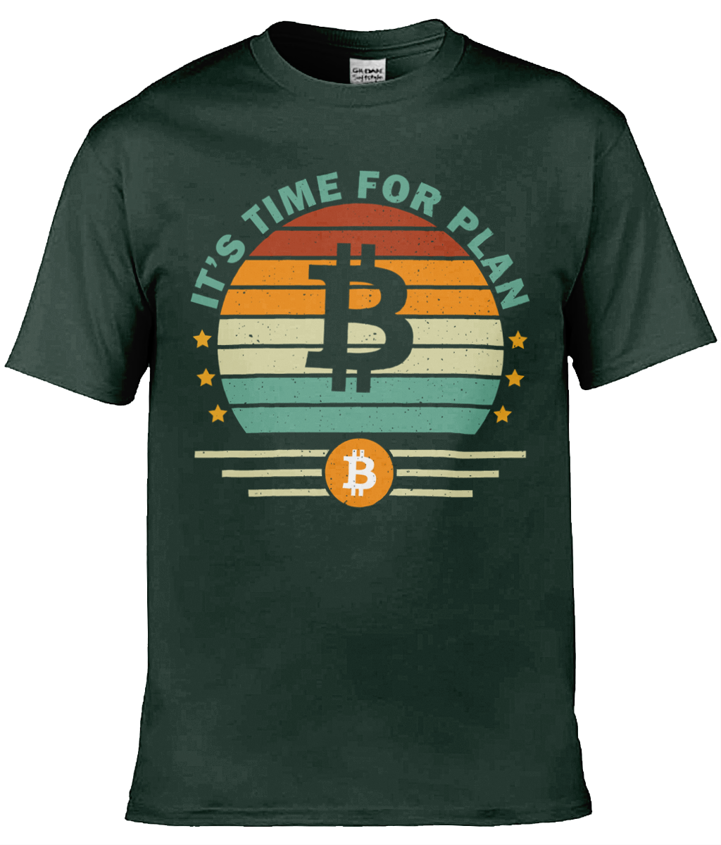 Time For Plan B Bitcoin T-shirt, Unisex T-shirt