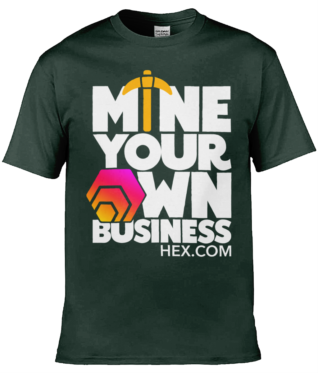 Mine Your Own Business T-shirt, HEX Unisex T-shirt