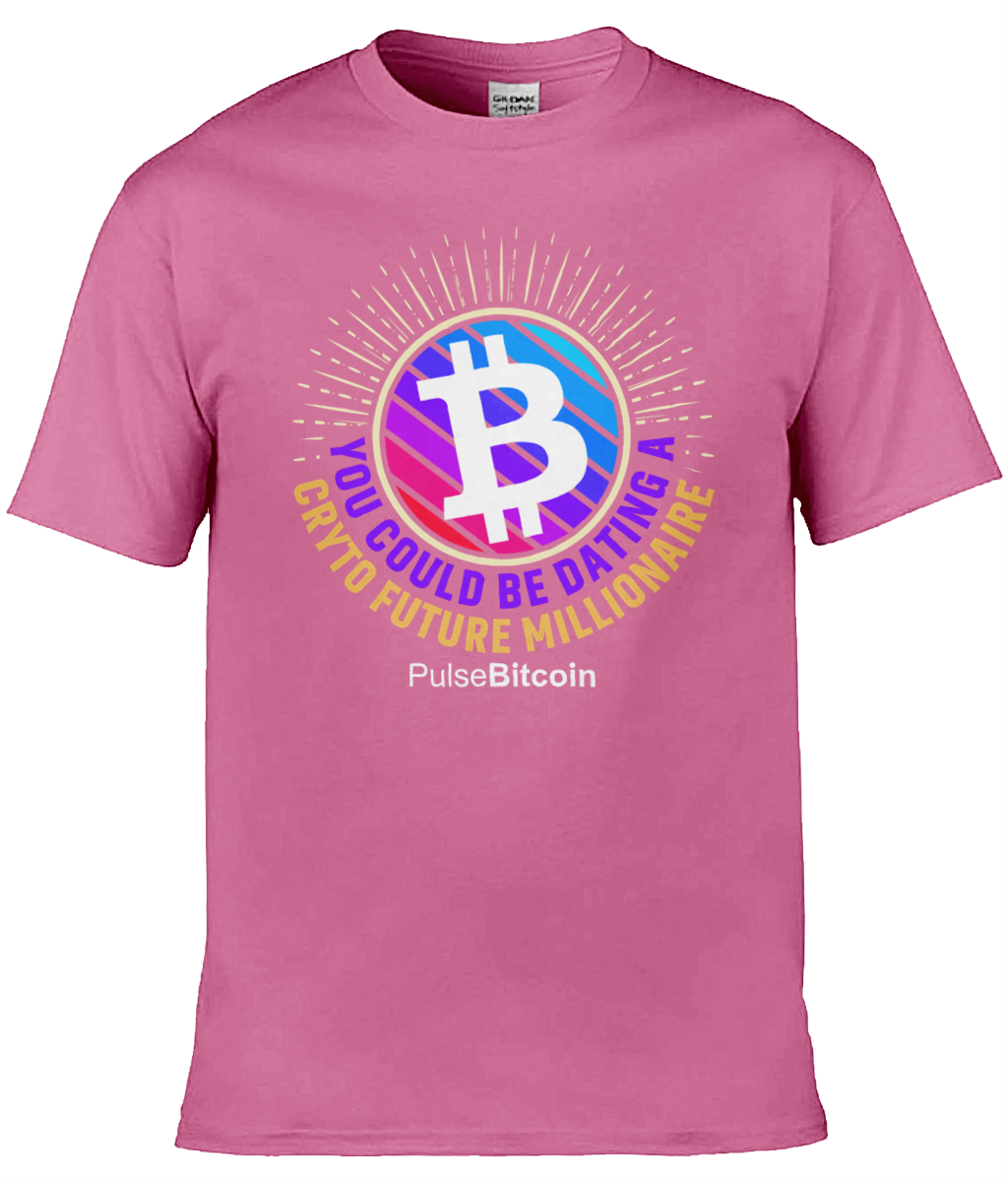 Dating a Crypto Millionaire T-shirt, PulseBitcoin Unisex T-shirt