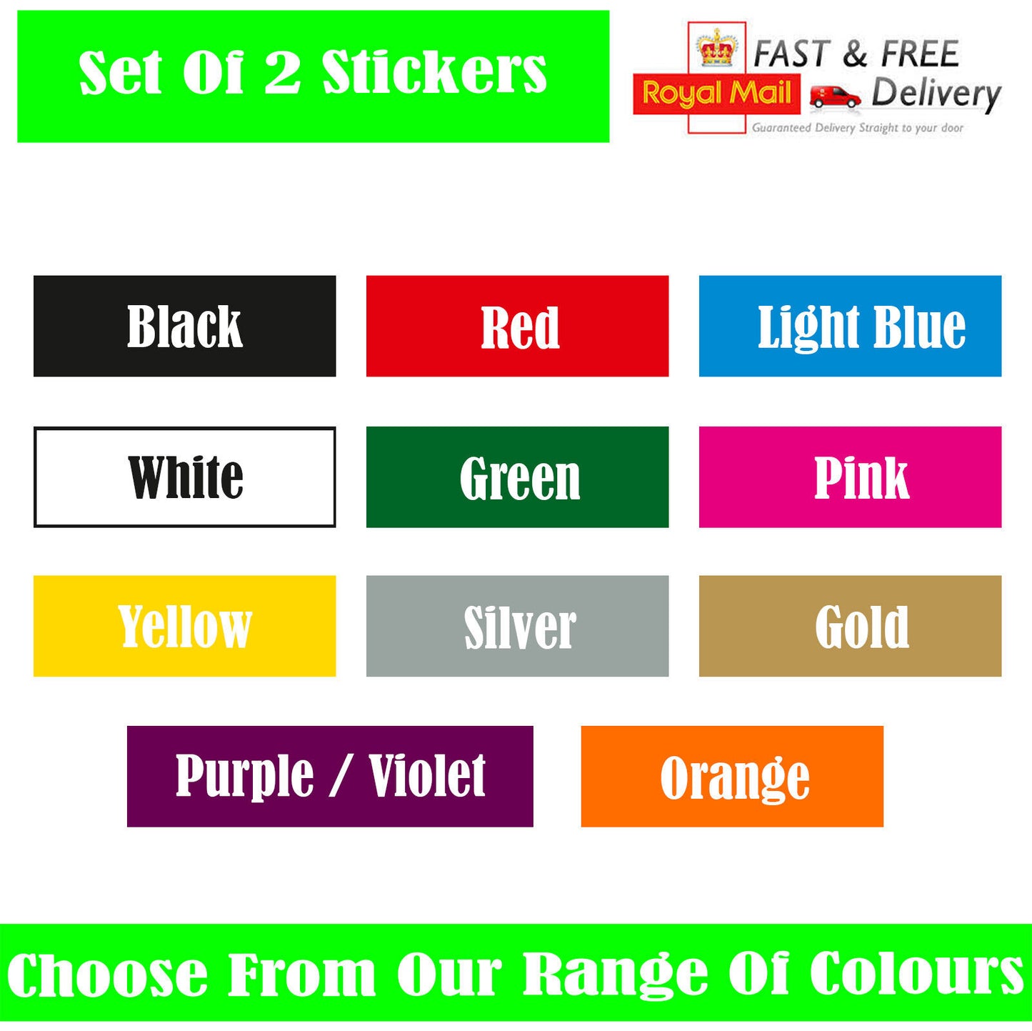 Children On Board Car Sticker Fairy and Butterflies / Different Colours Available