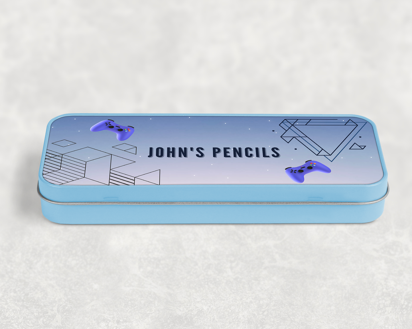 Personalised Gaming Pencil Case Tin